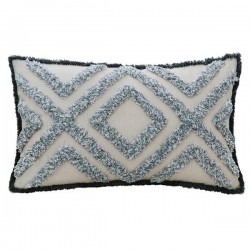 Tufted Boho Throw Pillow Cover Morocco Decorative Geometric Stripes Cushion for