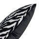 Square Throw Pillow Cover Modern Black White Geometric Pillowcase for Bed Sofa Couch