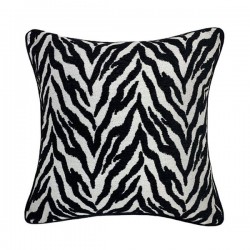 Square Throw Pillow Cover Modern Black White Geometric Pillowcase for Bed Sofa Couch