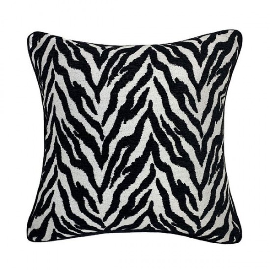 Square Throw Pillow Cover Modern Black White Geometric Pillowcase for Bed Sofa Couch