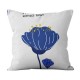 Nordic Style Linen Throw Pillow for Case Modern Minimalist Abstract Geometric Face Flower