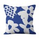 Nordic Style Linen Throw Pillow for Case Modern Minimalist Abstract Geometric Face Flower