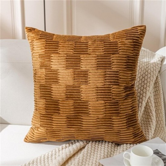 Pillow Case Decorative Cotton Velvet Throw Pillow Cover for Sofa Bed Couch Home
