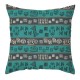 Nordic Bohemian Colorful Geometric Stripes Throw Pillow for Case Polyester Peach Velvet