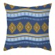 Nordic Bohemian Colorful Geometric Stripes Throw Pillow for Case Polyester Peach Velvet