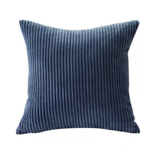 Corduroy Pillow Cover 45x45cm Square Throw Cushion Cover Household