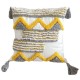 Nordic Boho Throw Pillow for Case with Tassels Farmhouse Woven Tufted Abstract Geometric